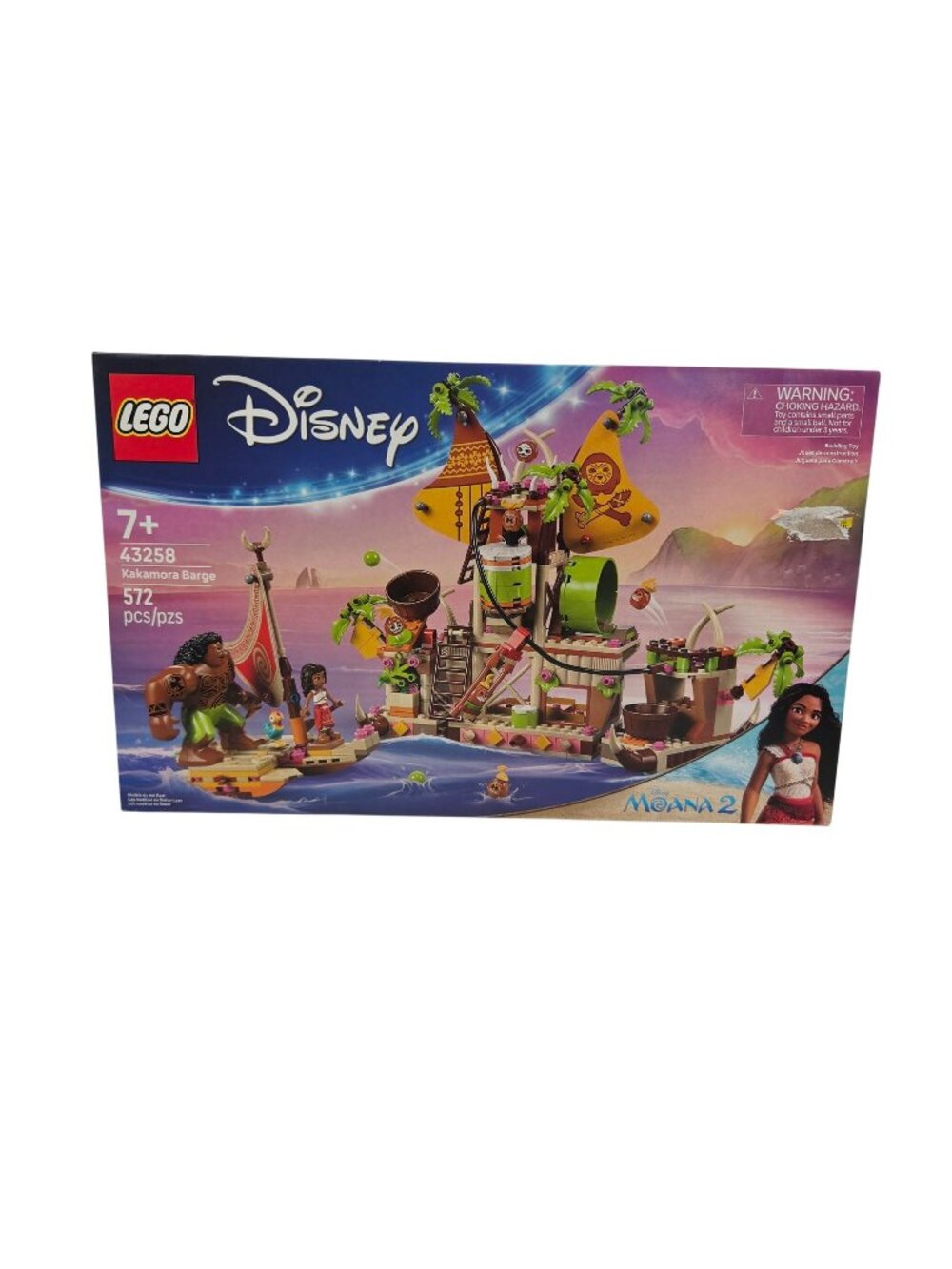 Lego Disney Moana 2 Kakamora Barge 43258 Building Set 572 Pieces NIB Sealed